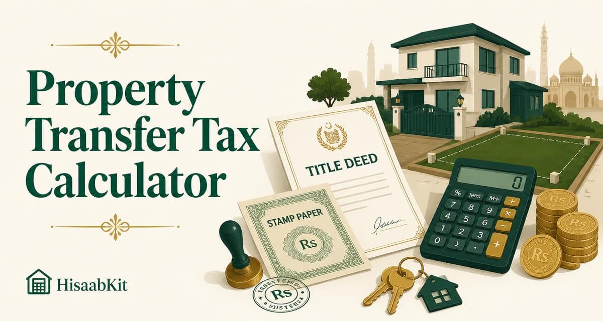 Property transfer document and keys on a traditional Pakistani courtyard table